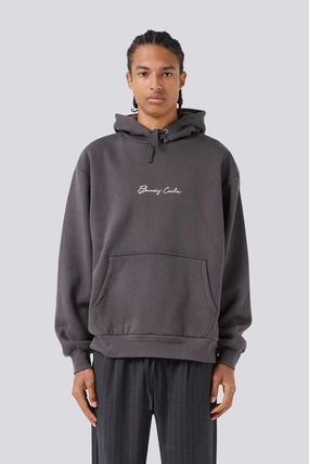 Logo Hood Pigment Black Hooded Attachment Functional Layer Piece