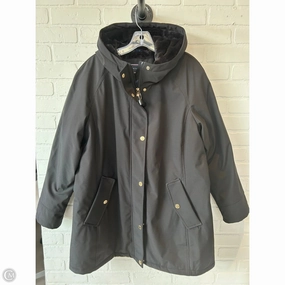 WaterRepellent Finish Soft Interior Coating Coat Parka By Tommy Hilfiger In Black, Size: Xl