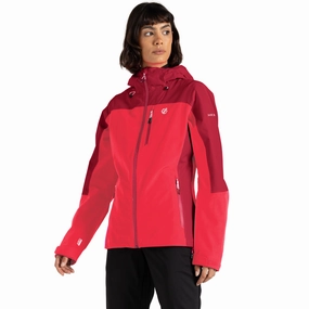 Dare 2b Womens Torrek Hooded Waterproof Walking Jacket Soft Fleece Interior Refined Style