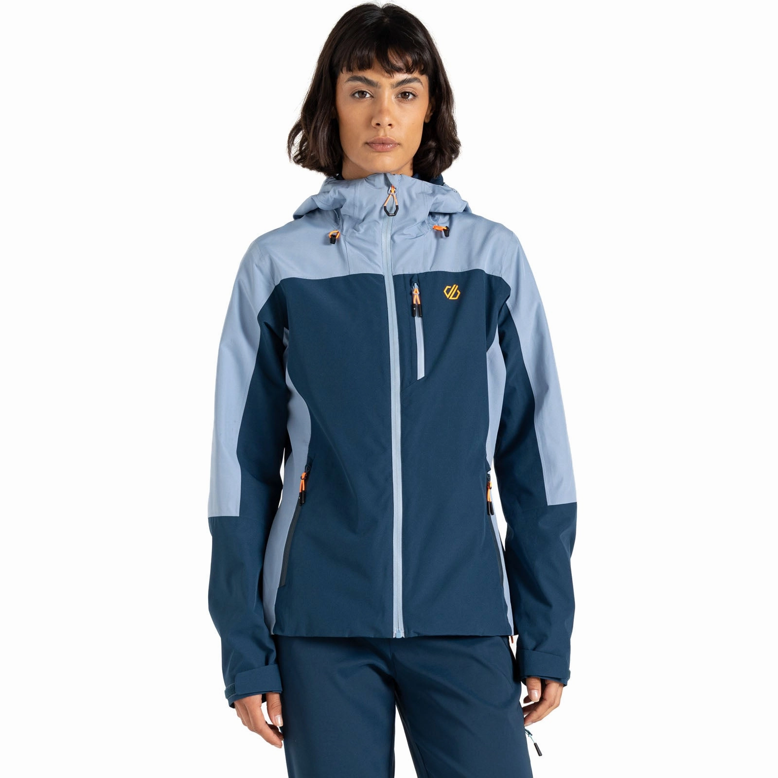 Dare 2b Womens Torrek Hooded Waterproof Walking Jacket Noise Reduced Fabrics