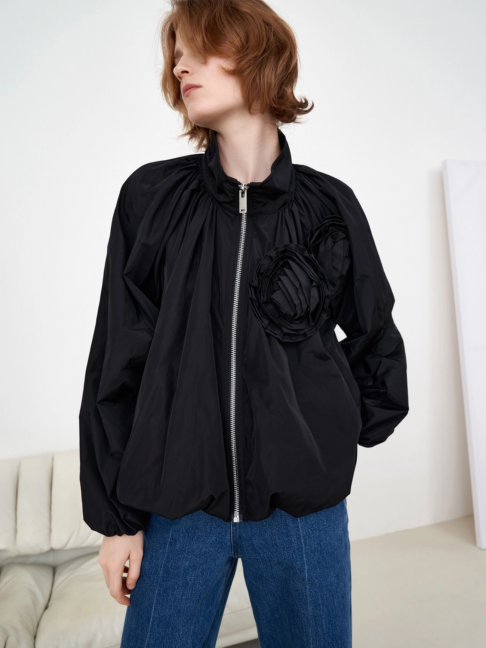 HybridLayerCompatibility Rosebud Cropped Coat