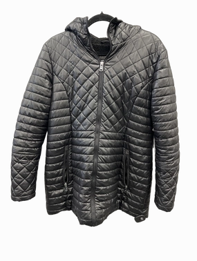 Coat Puffer & Quilted By Kenneth Cole  Size: L Embellished Trim