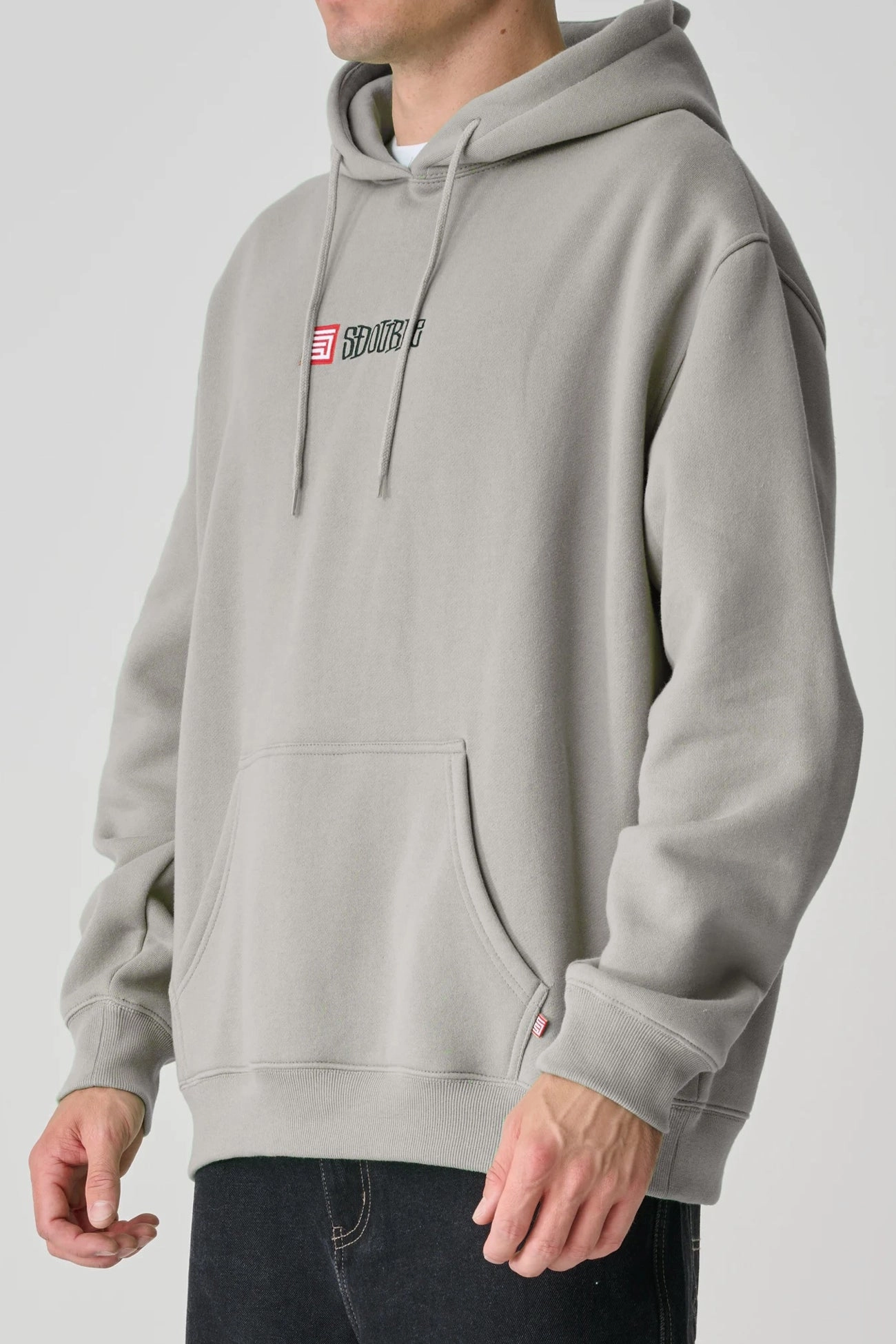 simple design Houndstooth Print S-Cube Block Hood Stone