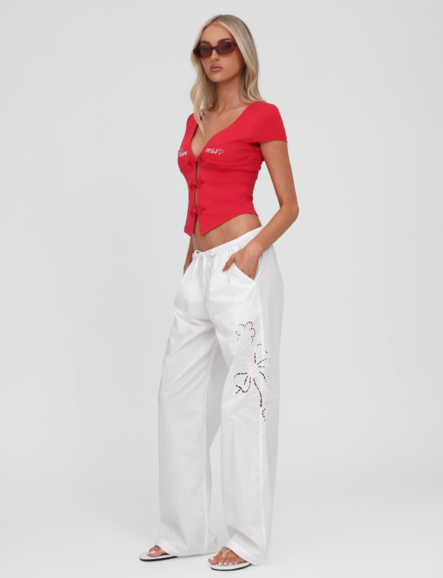 Slender Look SAVINA TOP - RED