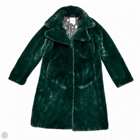 Soft Fleece Coat Faux Fur & Sherpa By Avec Les Filles In Green, Size: Xs