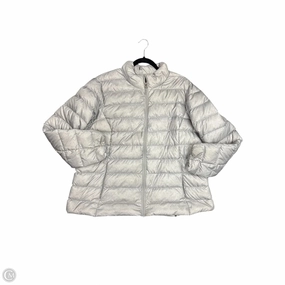 FlexibleFit Coat Puffer & Quilted By Eddie Bauer In Grey, Size: 2x