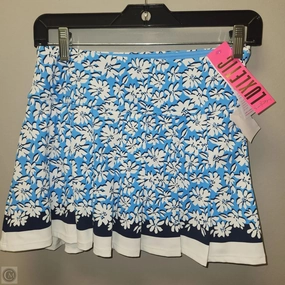 Matte Finish Skirt Designer By Lilly Pulitzer In Blue, Size: Xs
