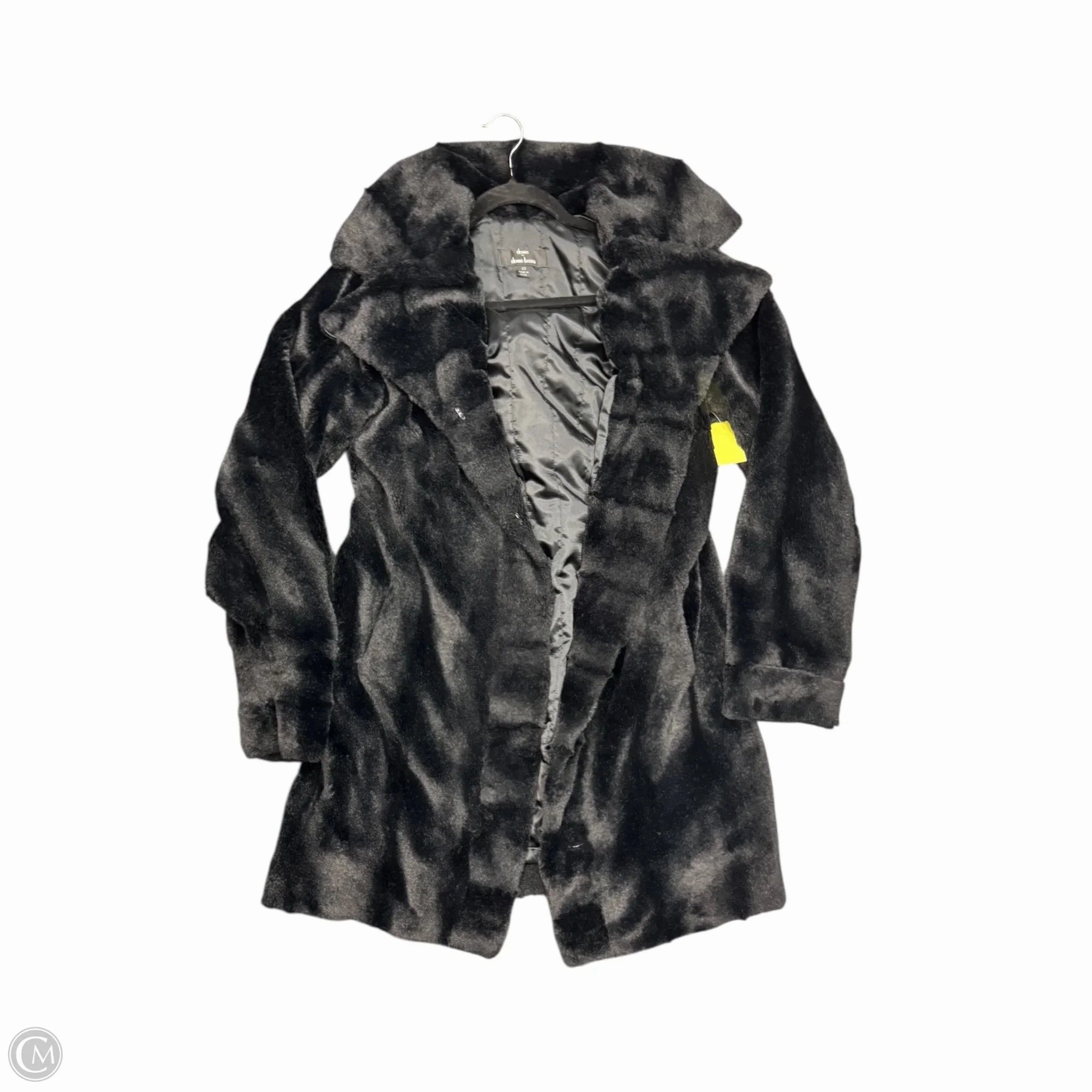 WeatherproofCoating Coat Faux Fur & Sherpa By Dennis Basso Qvc In Black, Size: Xs