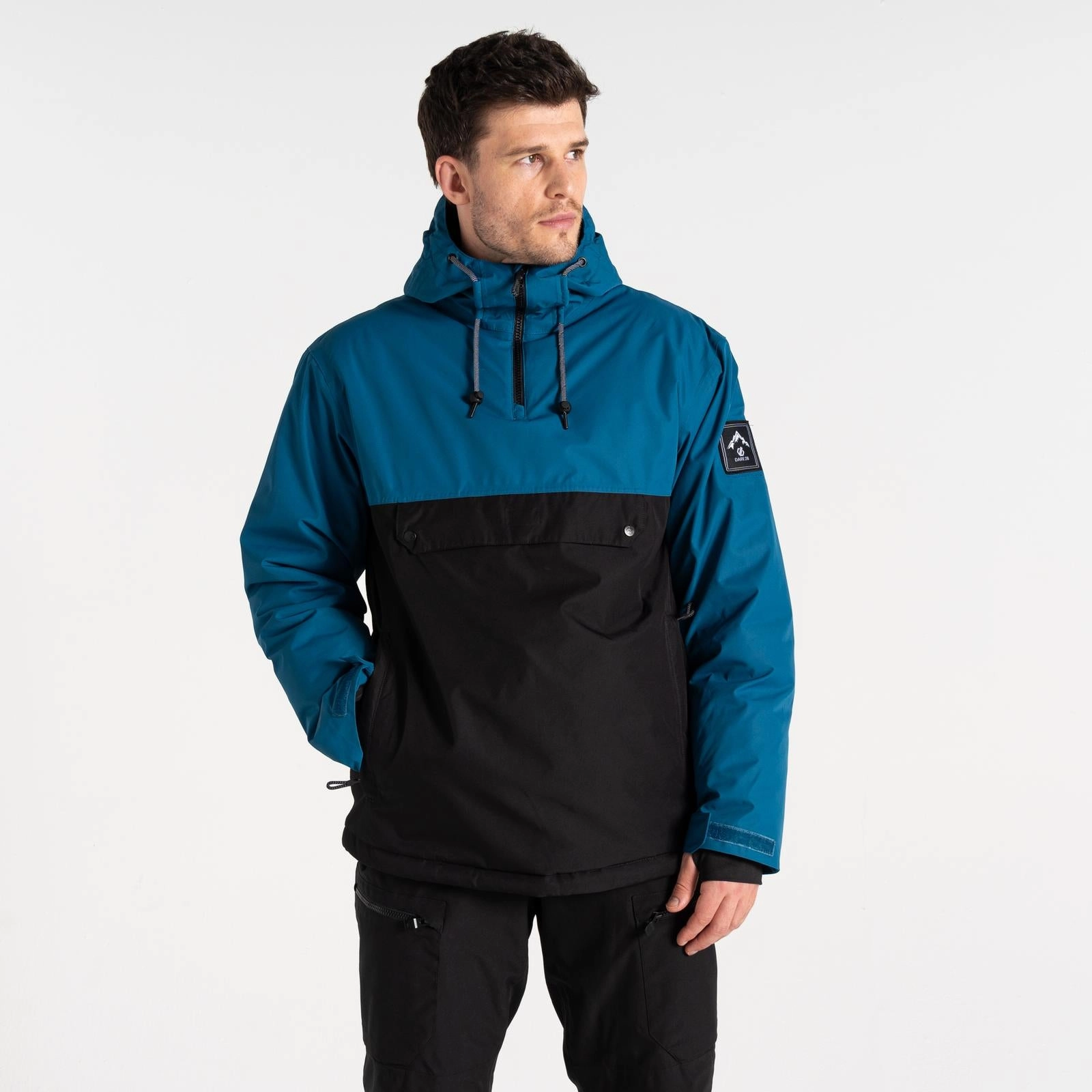 MoistureWickingTechnology Dare 2b Mens Freeride Overhead Pullover Hooded Ski Jacket