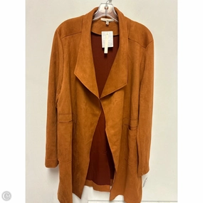Mid Length Design Coat Other By Clothes Mentor In Tan, Size: Xl
