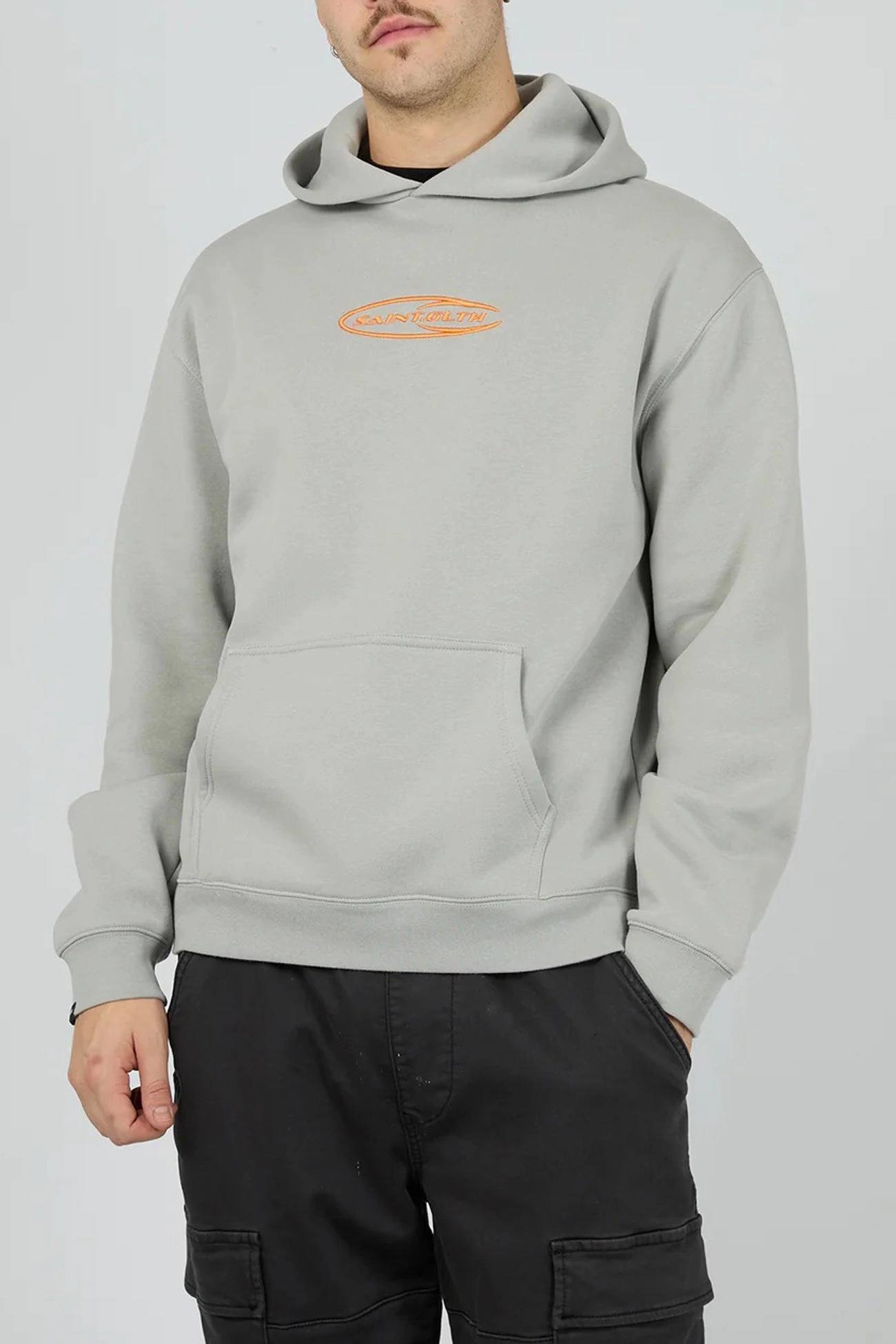 Supernova Hoodie Grey Heavy Duty Zippers Sustainable Material