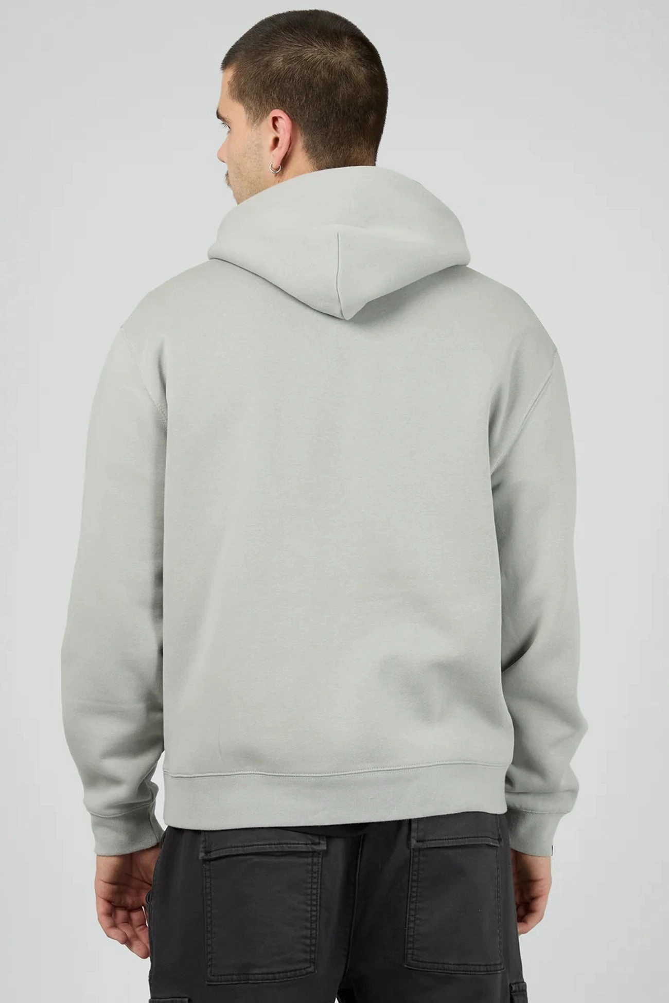 Clean Edge Piece Supernova Hoodie Grey