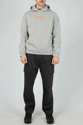 Supernova Hoodie Grey Adjustable Hood System Lined Pockets