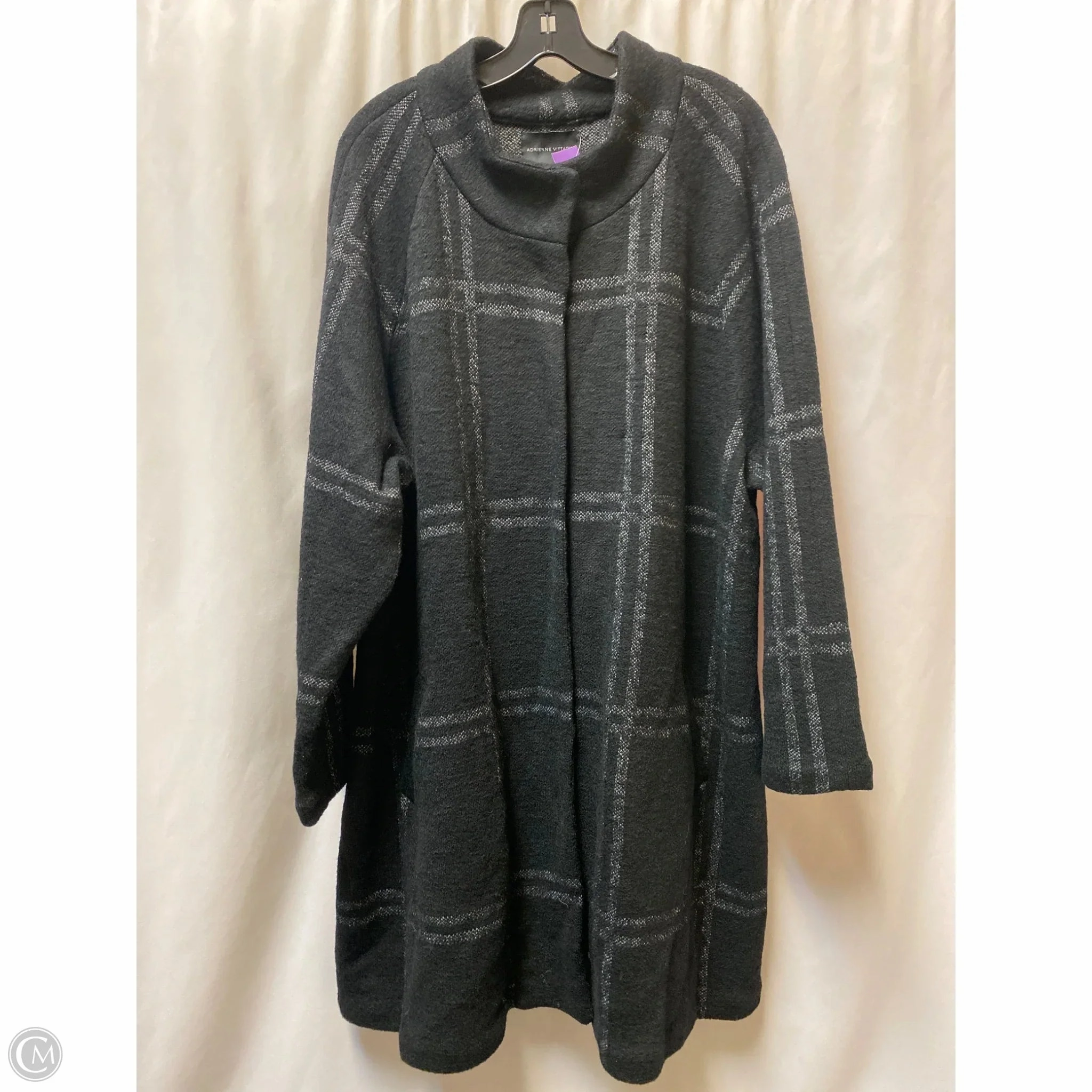 Travel Ready Ventilation Vents Coat Other By Adrienne Vittadini In Black, Size: 3x