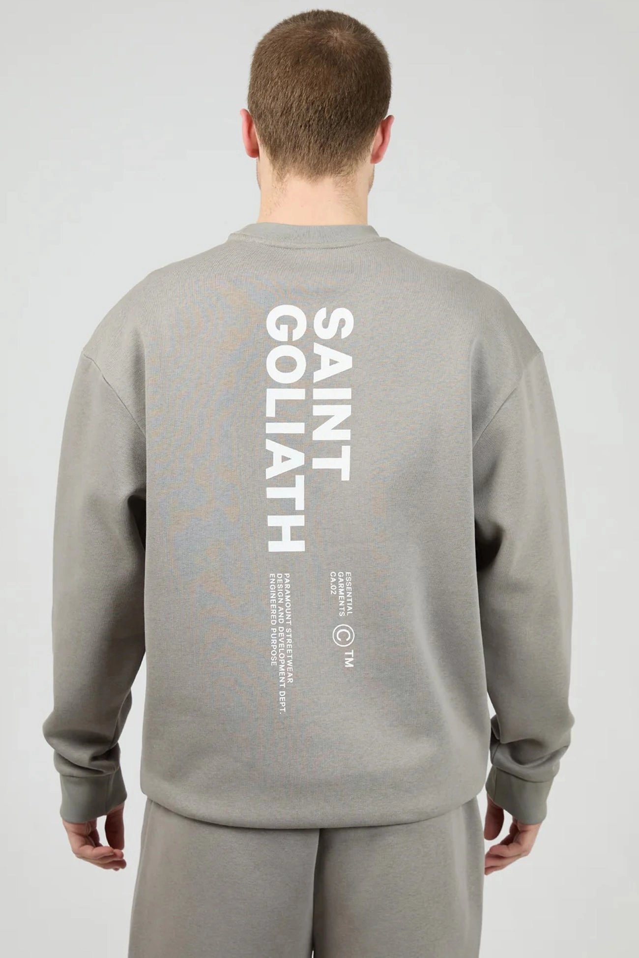 Recycled Textile Kinetic Crew Smoke