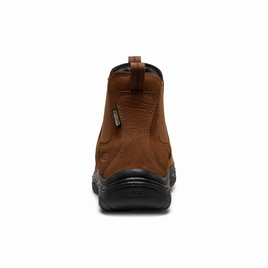 Women's Greta II Waterproof Chelsea  |  Bison/Black AnkleSupport Lace   Up Closure