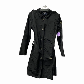 Draft Block WaterRepellentExterior Coat Raincoat By Armani Exchange In Black, Size:M