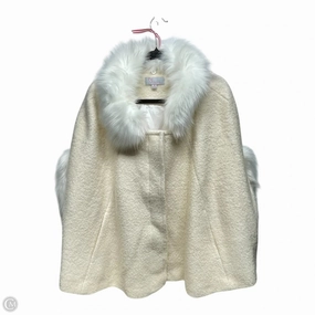 AntiPilling Finish Light Day Jacket Coat Faux Fur & Sherpa By charming london In Cream, Size: M