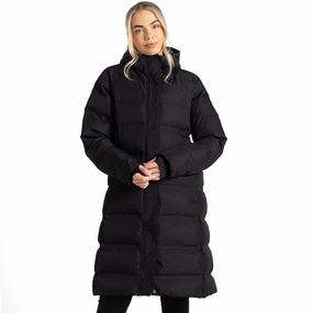 mesh ventilation Smart Design Dare 2b Womens Wander Waterproof Longline Padded Jacket