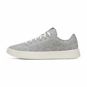 ground grip Men's Wool Cruiser - Light Grey (Natural White Sole)