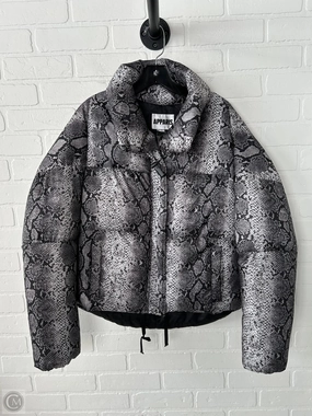 Coat Puffer & Quilted By APPARIS In Snakeskin Print, Size: M DurableStitching Travel Wardrobe
