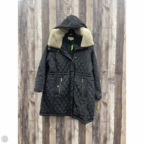 Coat Designer By Michael Kors In Black, Size: 1x Travel Wardrobe Convertible Collar