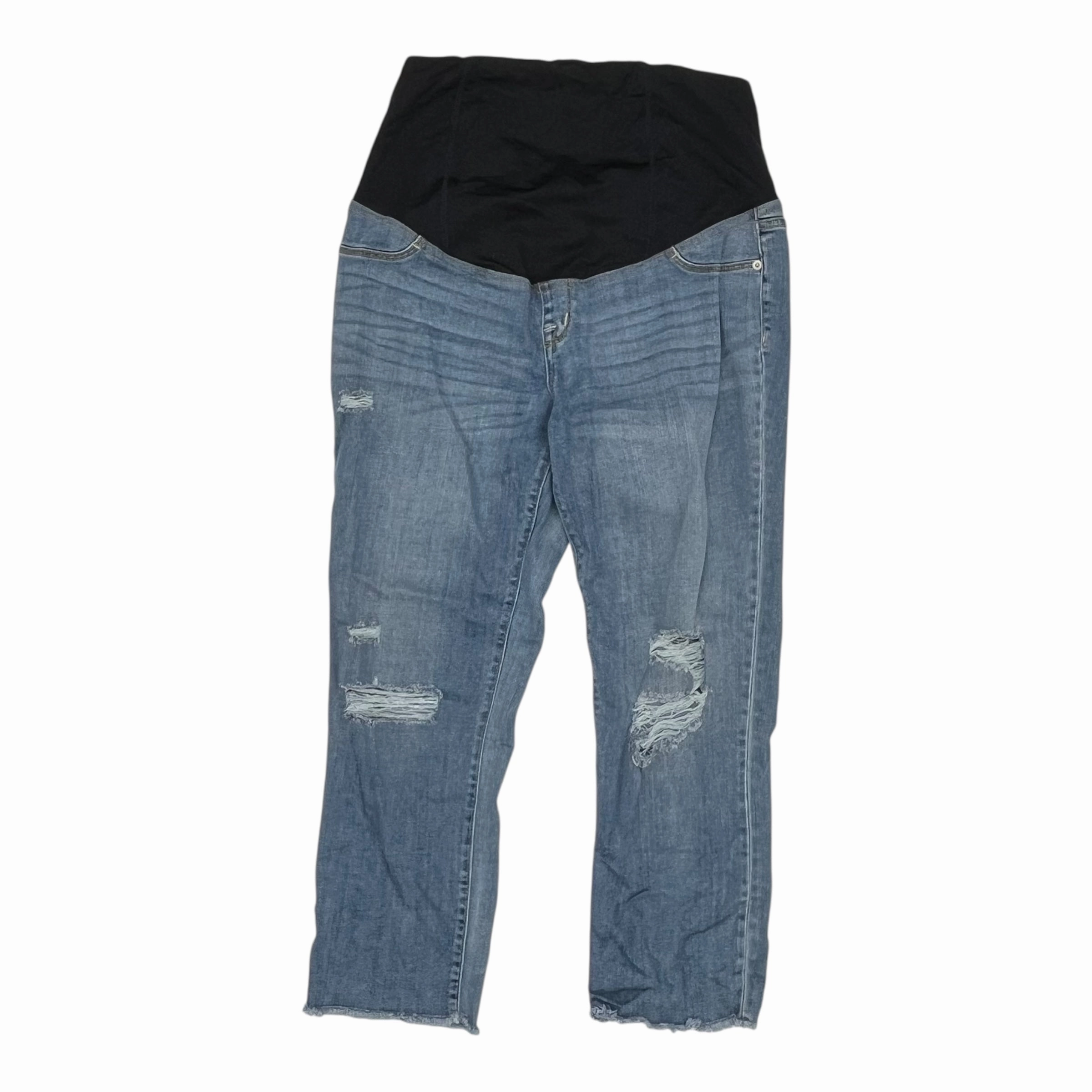 NonChafingLegs Mat Jeans By Isabel Maternity In Blue Denim, Size:10