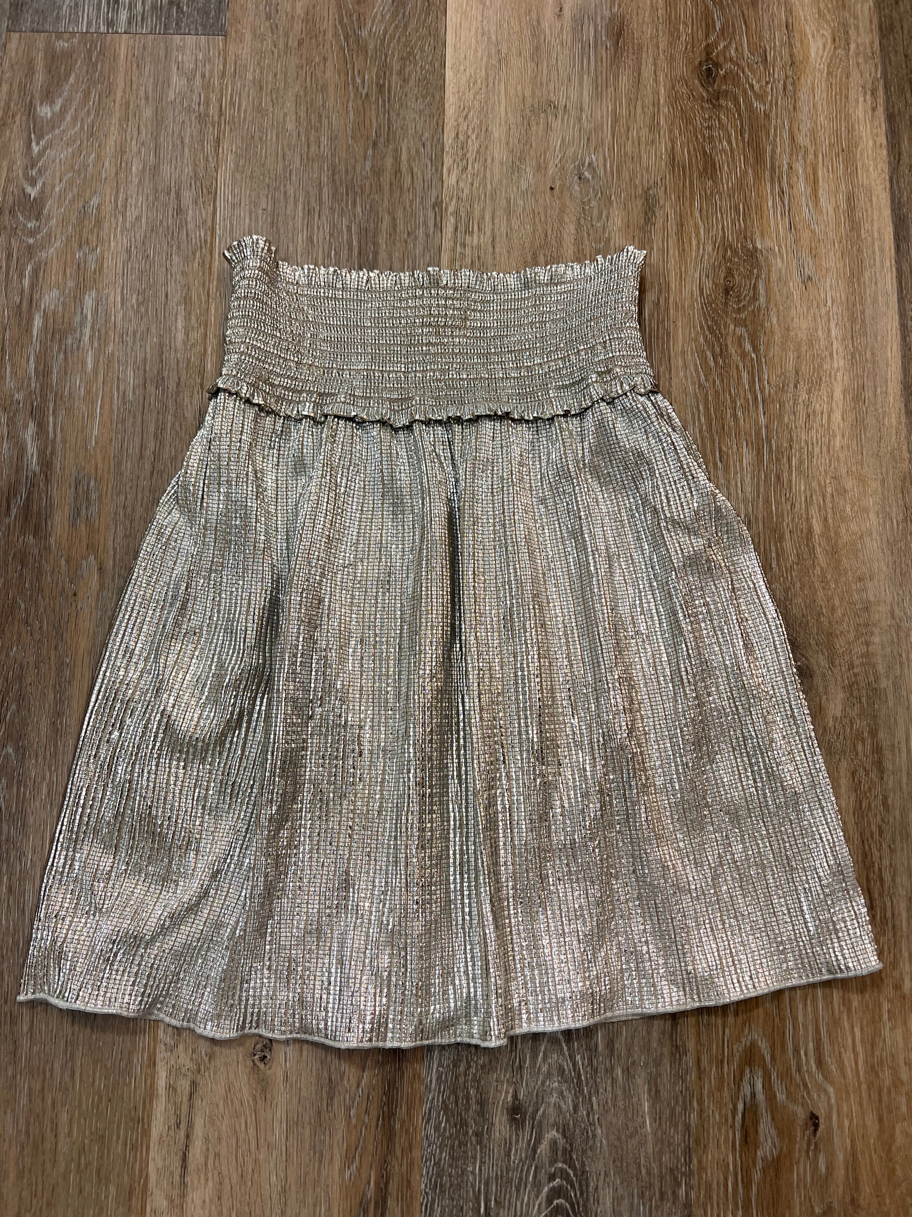 Must Have Feature Street Edge Skirt Designer By Alc In Silver, Size: 4