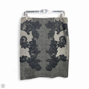 Skirt Designer By Diane Von Furstenberg In Black & Grey, Size: 8 Smooth Look