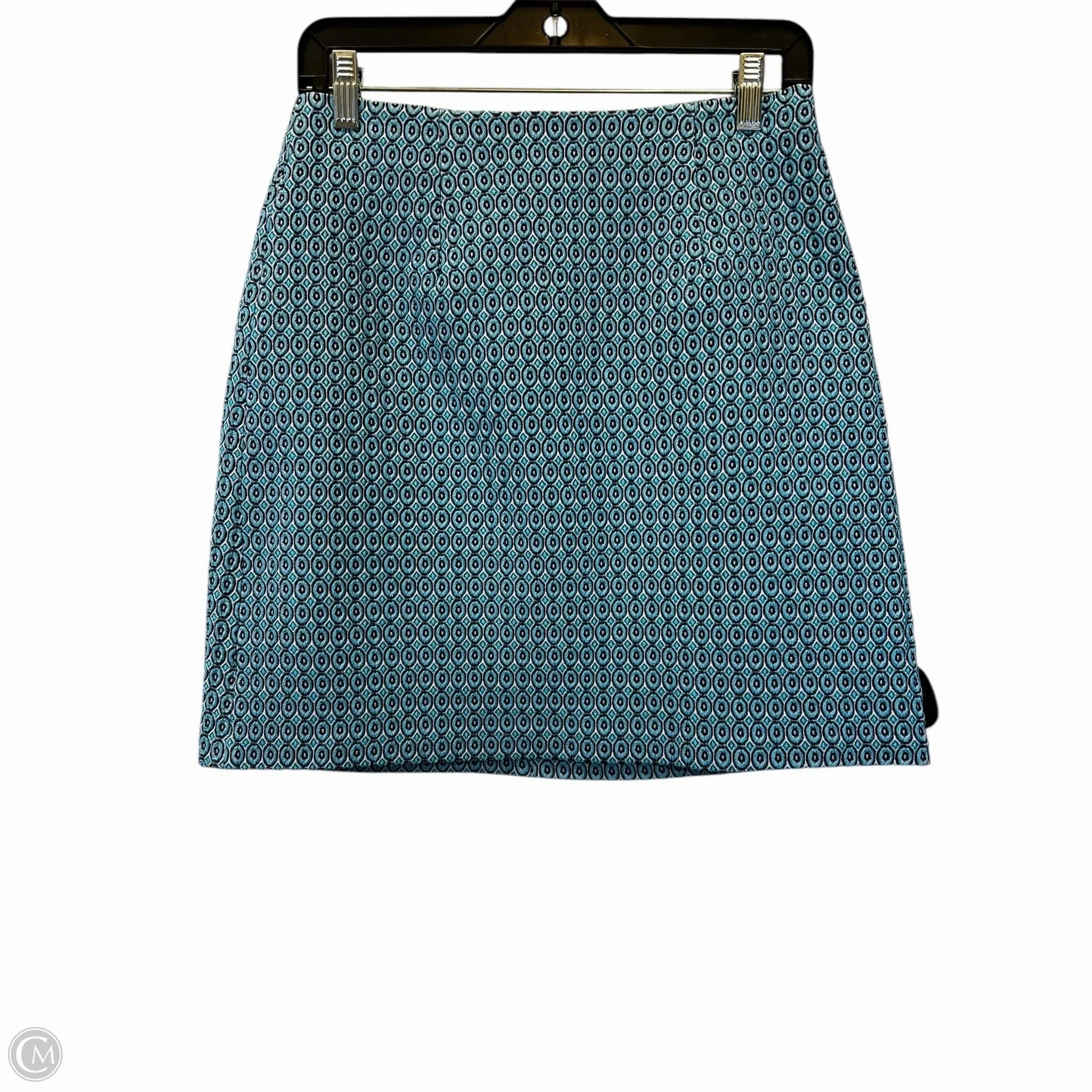 Skirt Designer By Hutch In Blue & Brown & White, Size: S Luxury Trim Classic Appeal