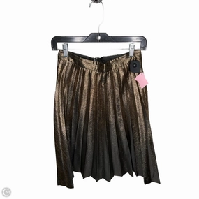 All Occasion Skirt Designer By Kate Spade In Black & Gold, Size: 4