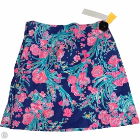 Skirt Designer By Lilly Pulitzer In Blue & Pink, Size: M Aesthetic Fit Visual Outfit