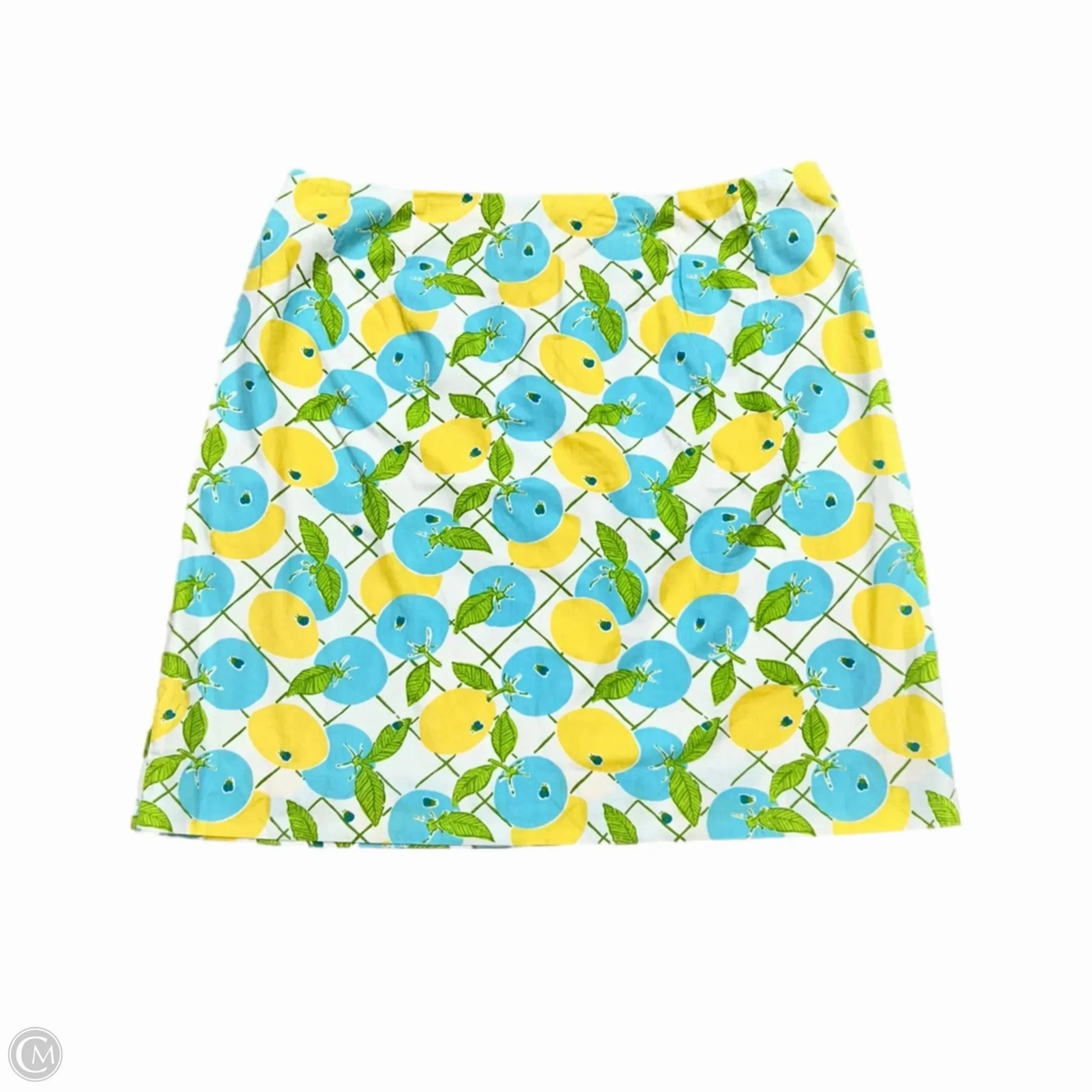 Skirt Designer By Lilly Pulitzer In Blue & Yellow, Size: M Smart Look