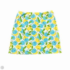 Skirt Designer By Lilly Pulitzer In Blue & Yellow, Size: M Smart Look