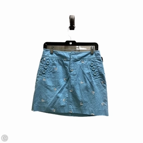 Skirt Designer By Lilly Pulitzer In Blue, Size: 2 ribbed texture Flexible Comfort
