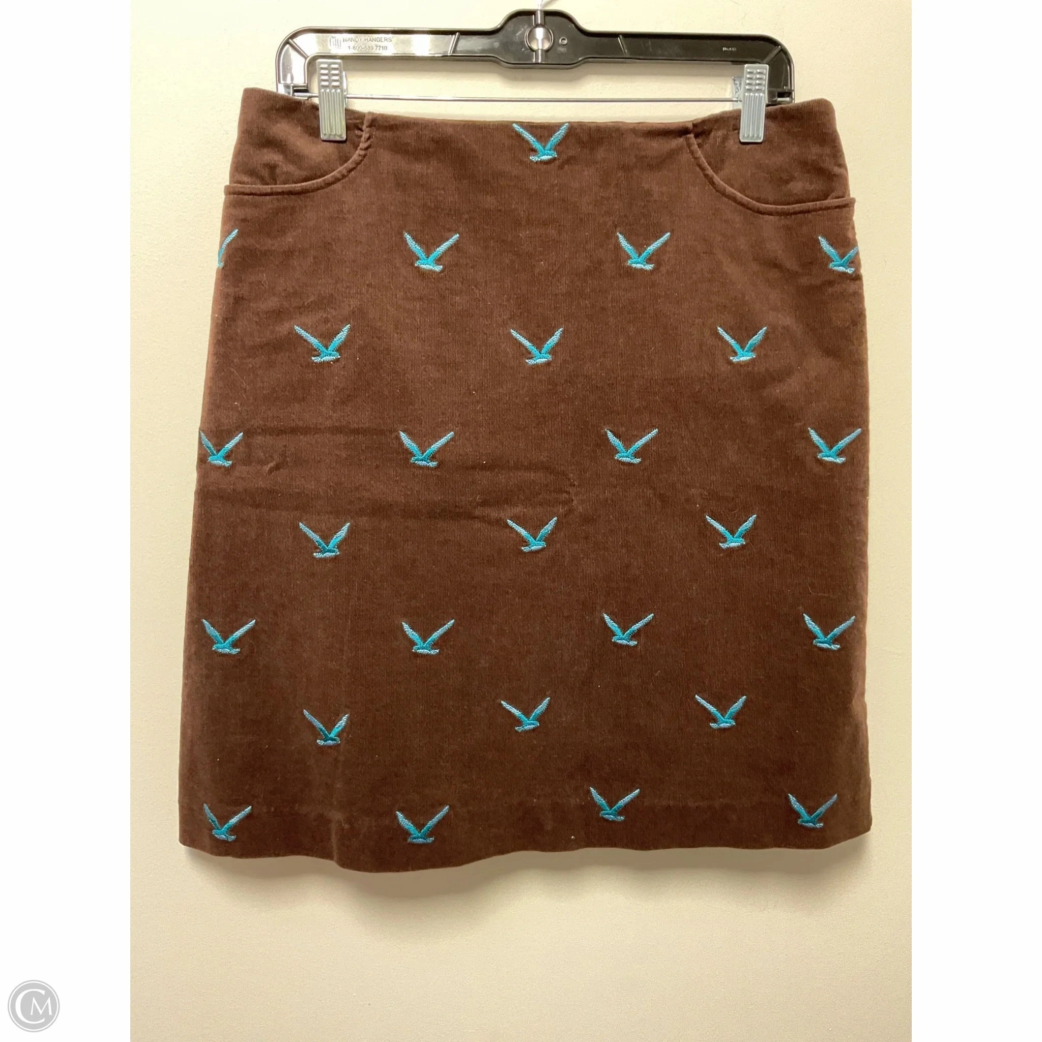 A line Modest Wear Skirt Designer By Lilly Pulitzer In Brown, Size: 10
