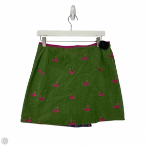 Skirt Designer By Lilly Pulitzer In Green & Pink, Size: 16 Maxi length