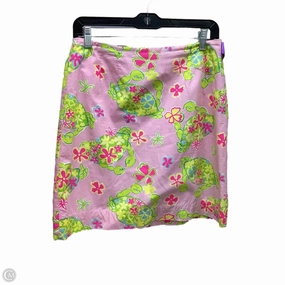 Plus size option Geometric Print Skirt Designer By Lilly Pulitzer In Multi-colored, Size: 8