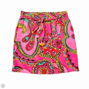 Skirt Designer By Lilly Pulitzer In Multi-colored, Size: L Draped Silhouette