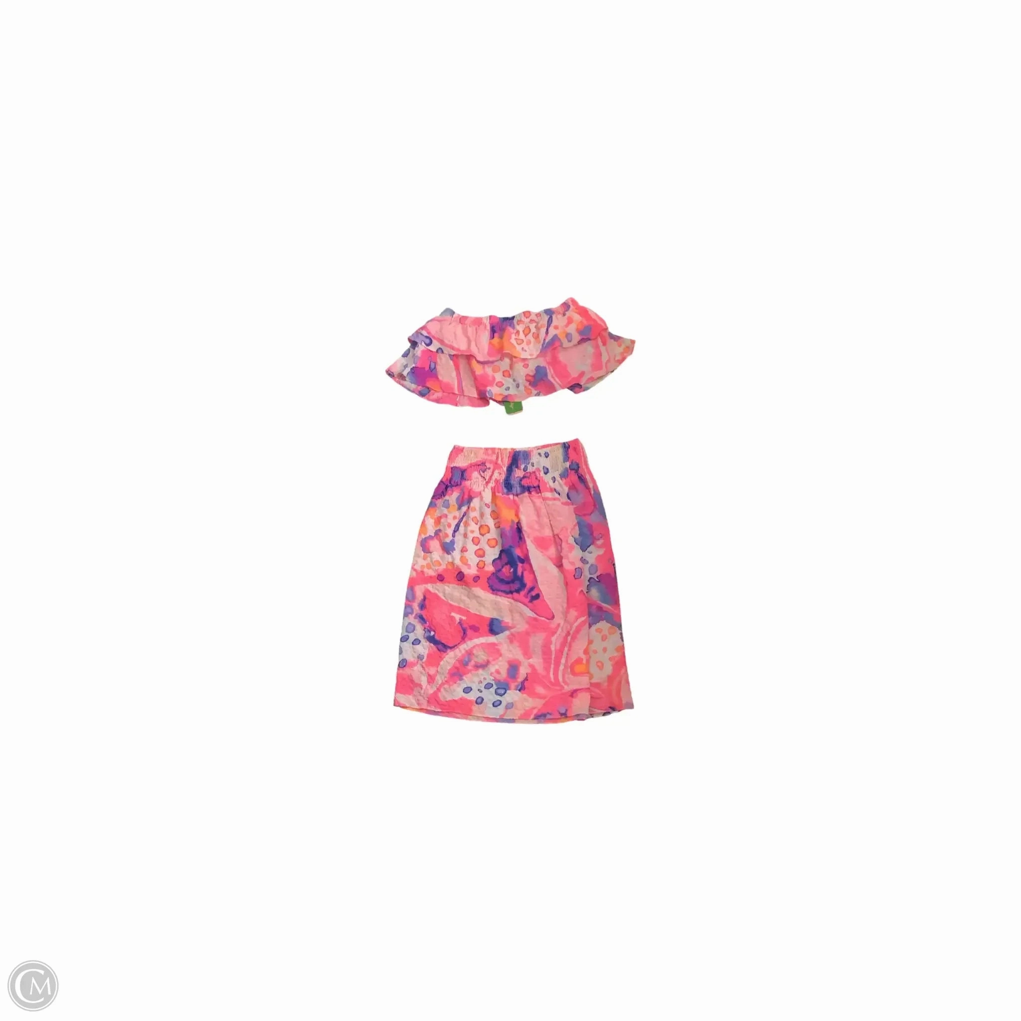 Skirt Designer By Lilly Pulitzer In Pink & Purple, Size: M Thermal Regulating