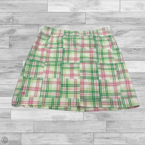 Daily Essential Easy Layers Skirt Designer By Lilly Pulitzer In Plaid Pattern, Size: 6