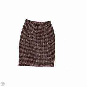 Skirt Designer By St John Collection In Black & Gold, Size: 4 All Day Look Layered Style