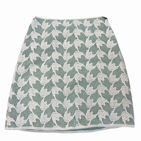 Skirt Designer By Tory Burch In Blue & White, Size:S High Street Fashion