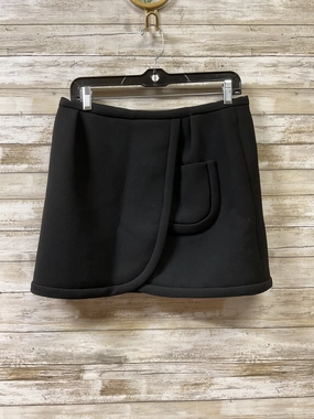 Skirt Luxury Designer By Miu Miu In Black, Size:2/4 (40) Embossed Detail