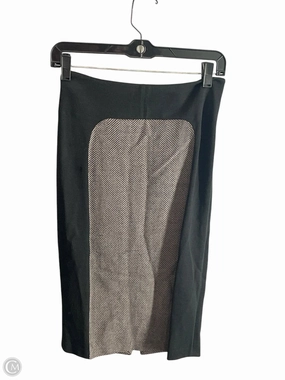 Skirt Luxury Designer By St John Collection In Black & Grey, Size: 2 Minimal Vibes