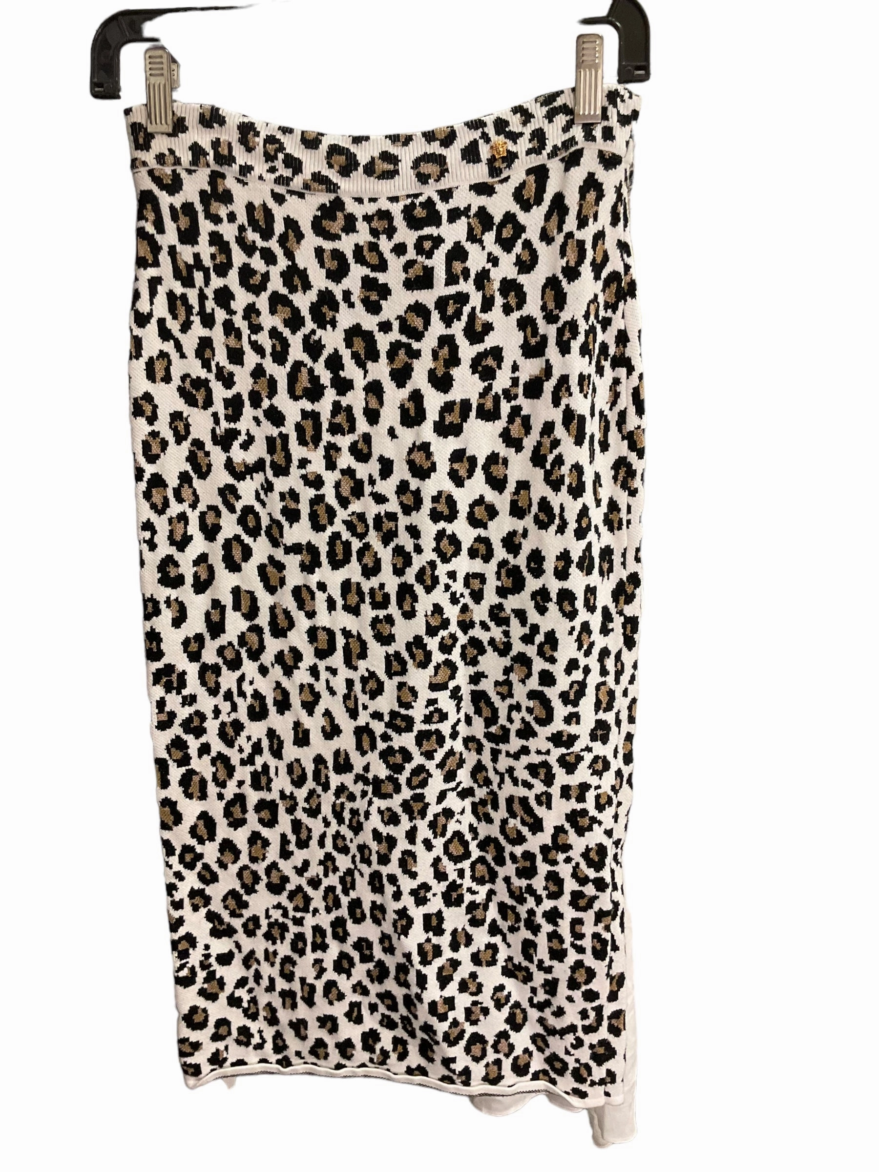 Neutral Wear Skirt Luxury Designer By Versace In Animal Print, Size: Xs