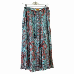 Skirt Maxi By Ruby Red Designer In Blue, Size:10 Opaque Lining