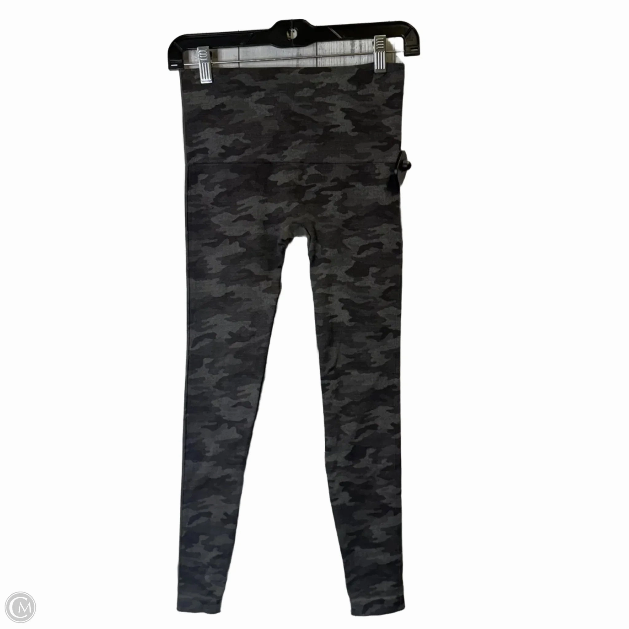 Pants Leggings By Spanx In Camouflage Print, Size: M Brushed Inner Layer Sleek Active Wear