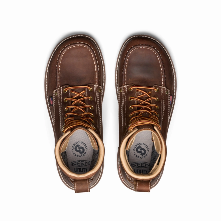 Men's Liberty 8" Waterproof Boot (Carbon Toe)  |  Chestnut/Gum Hiking Style