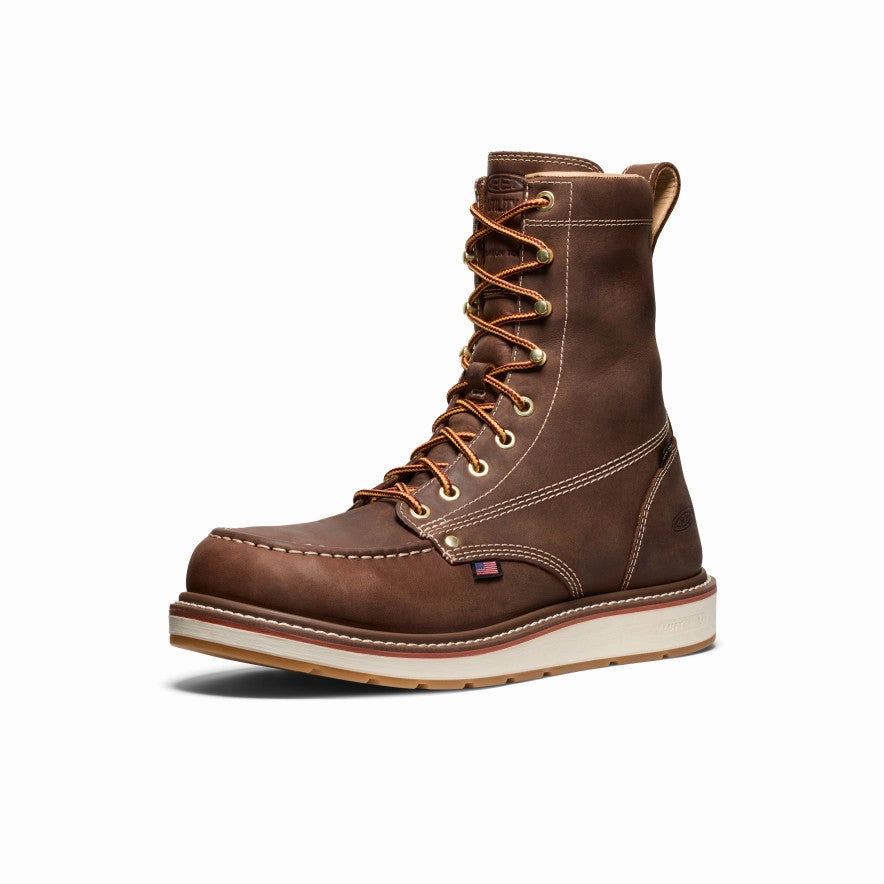 Men's Liberty 8" Waterproof Boot (Carbon Toe)  |  Chestnut/Gum Strong Laces